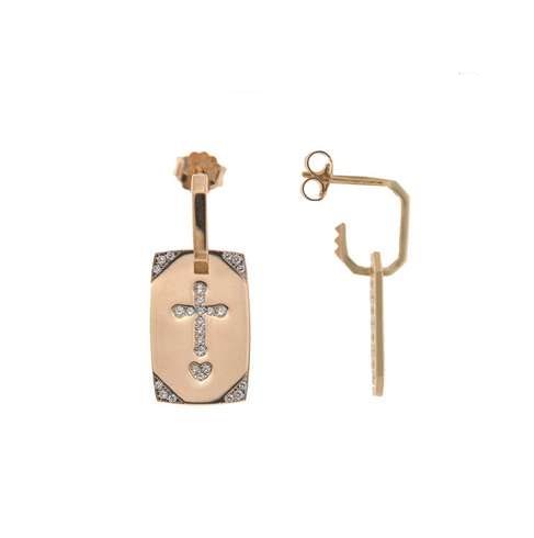 Mono orecchino Rue des Mille Donna in Argento ORZ-009.RT.CR - ORZ-009.RT.CR